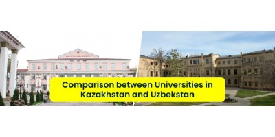 Comparison between medical universities in Kazakhstan and Uzbekistan.