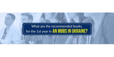 What are the recommended books for the 1st year in an MBBS in Ukraine?